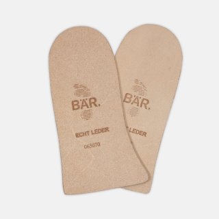 BÄR Fersen-Halbeinlegesohle 4 mm Standard - Natur