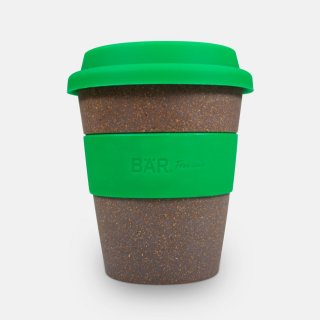 BÄR BÄR Bambusbecher - Grau / Grün