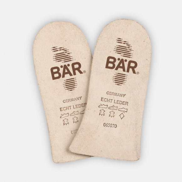BÄR Fersen-Halbeinlegesohle 4 mm Schlank DA - Natur