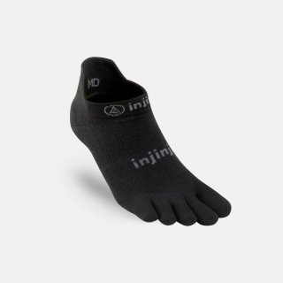 BÄR injinji Running Zehensocken - Schwarz