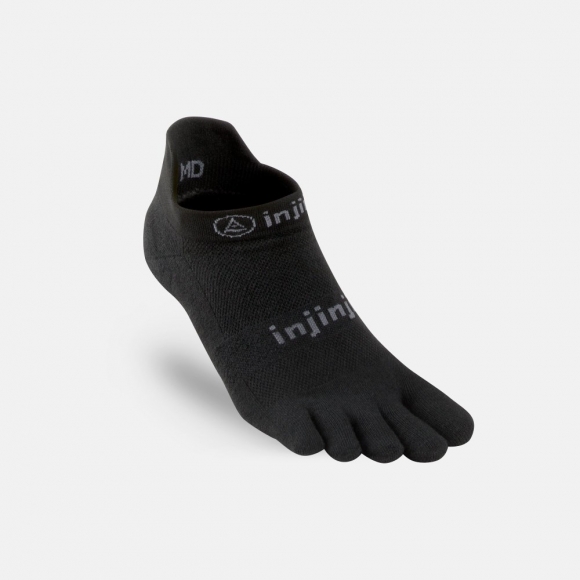 BÄR injinji Running Zehensocken - Schwarz