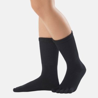 BÄR Zehensocken Relax Midi - Schwarz