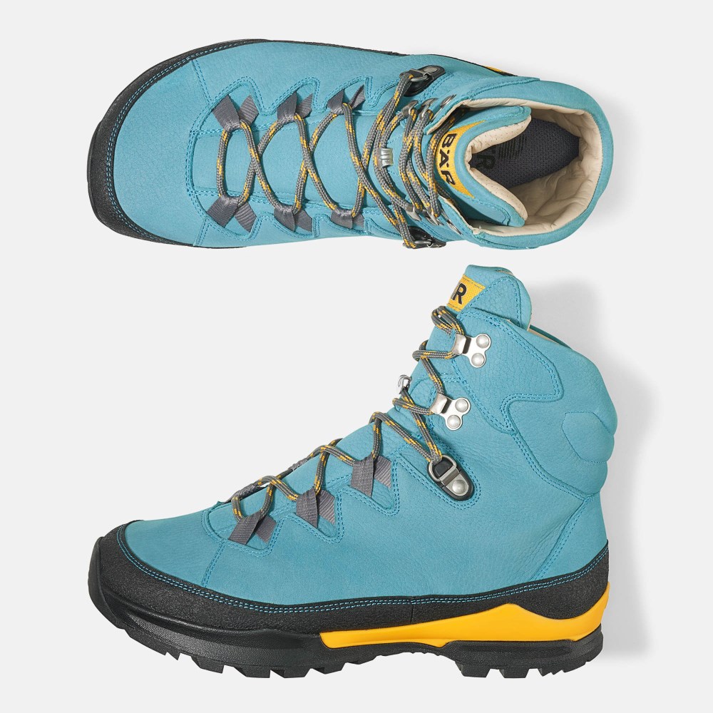 BÄR Bergkomfort Wanderstiefel 2.0 - Türkis / Orange