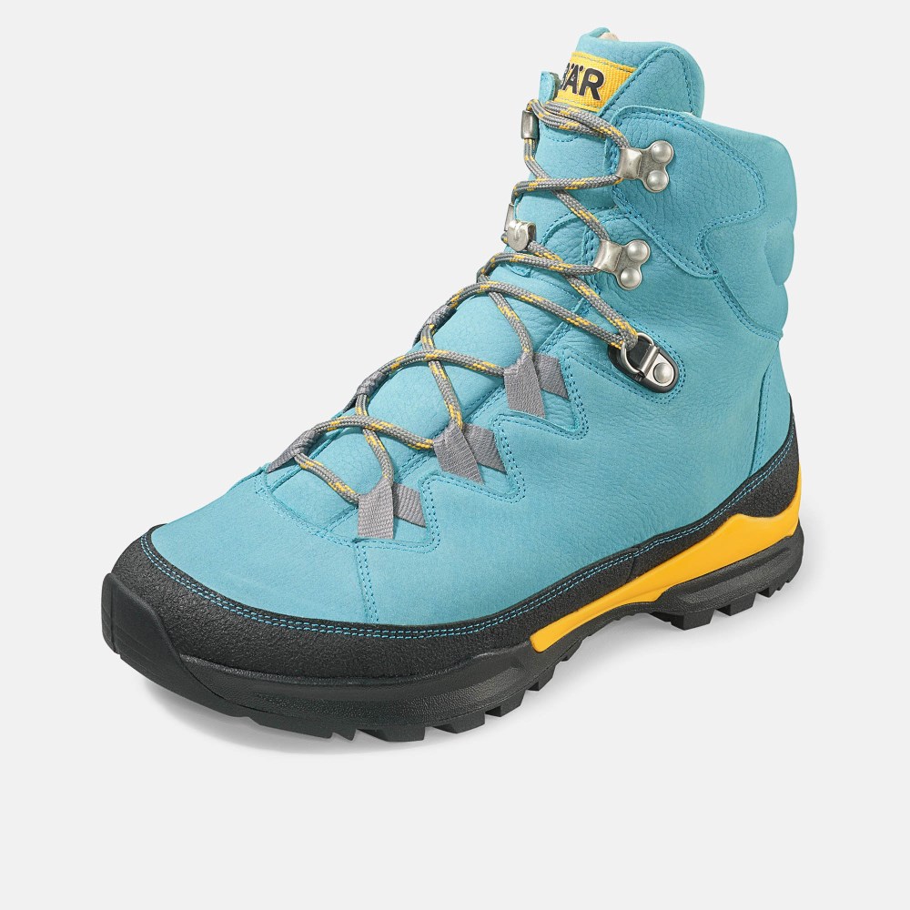 BÄR Bergkomfort Wanderstiefel 2.0 - Türkis / Orange