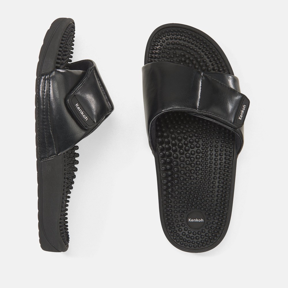BÄR Kenkoh Massage-Sandalen - Schwarz