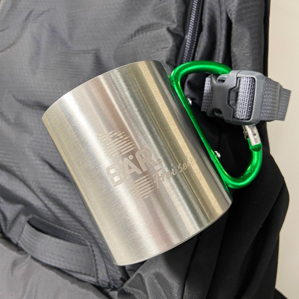 BÄR Bär Tasse Edelstahl - Silber