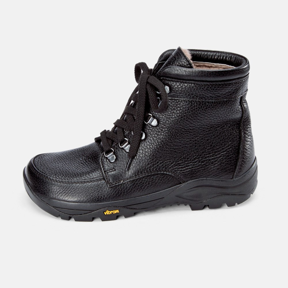 BÄR Lammfellstiefel - Schwarz